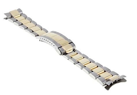 rolex band gold silver|18k gold watch band.